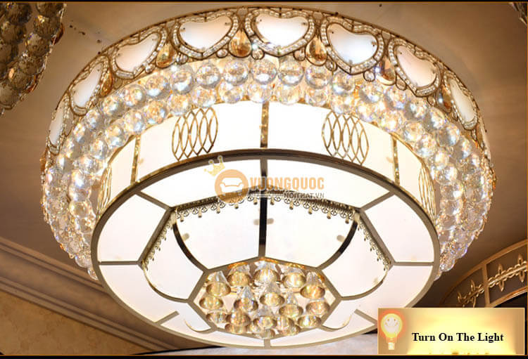 Đèn ốp trần nhập khẩu thiết kế sang trọng độc đáo CM218-16